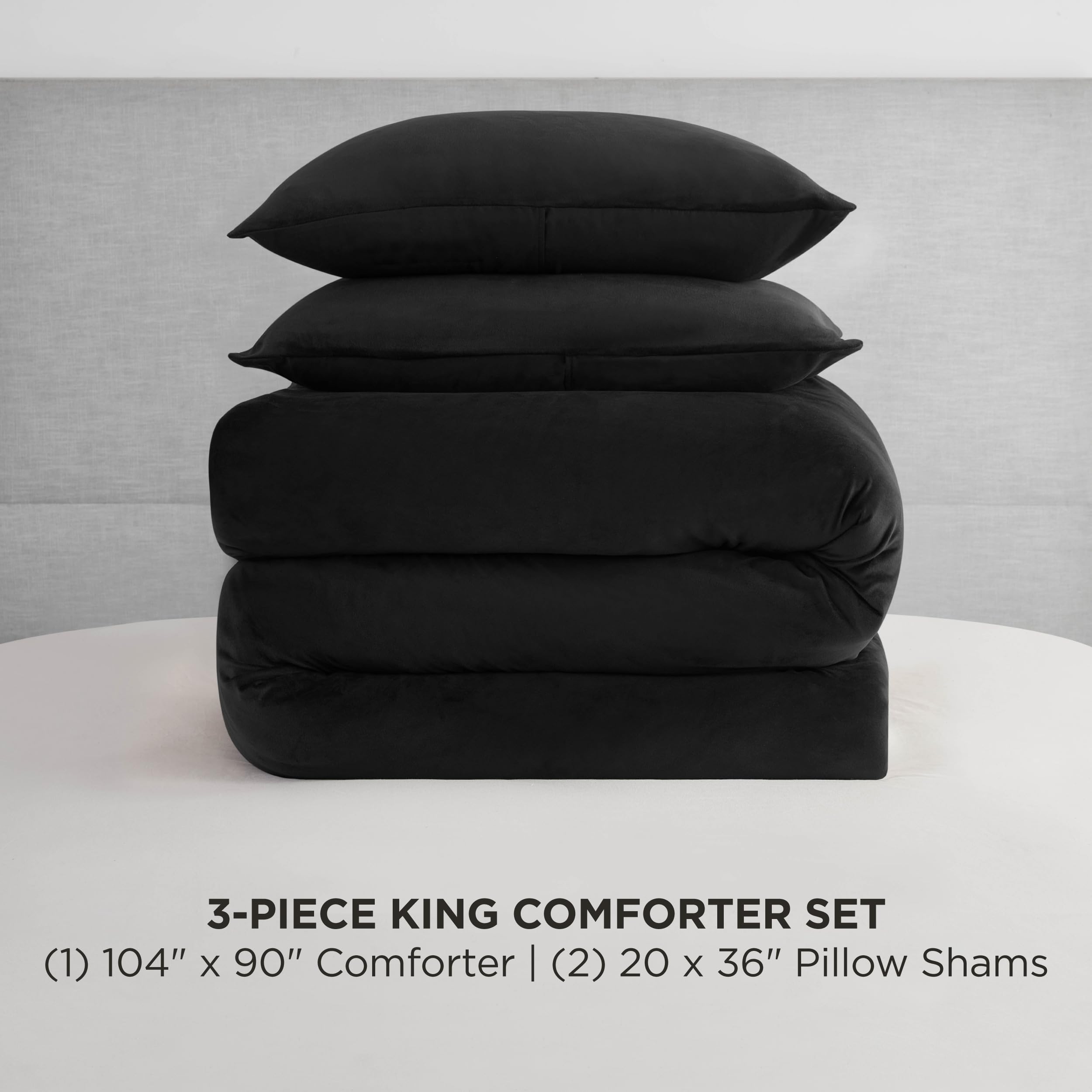 Amazon.co.jp: Juicy Couture ブラックベロアキング掛け布団セット - 3